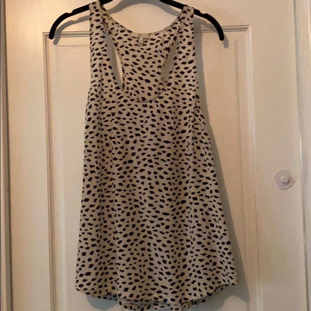 Joie racer back silk tank